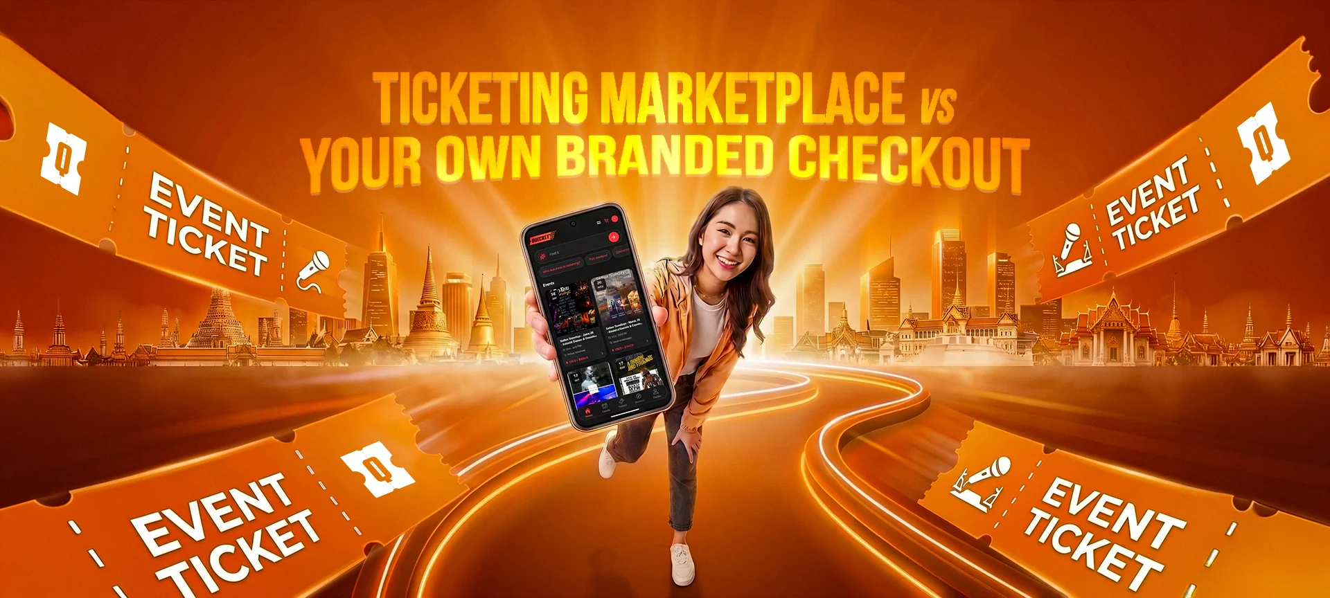 Ticketing Marketplace vs Your Own Branded Checkout: What It Really Costs