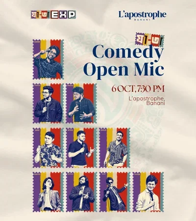 6 Oct Jaataa Comedy Open Mic at LAP