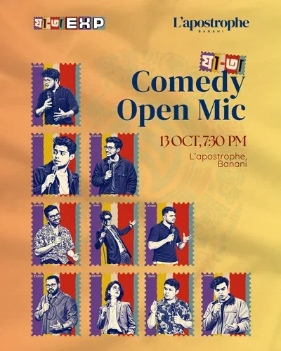 13 Oct Jaataa Comedy Open Mic at LAP