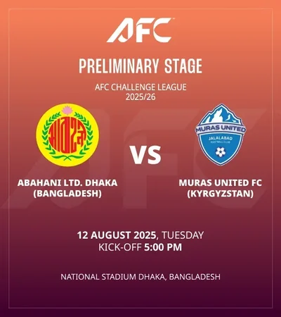 Abahani Limited Dhaka vs Muras United FC – AFC Challenge League 2025