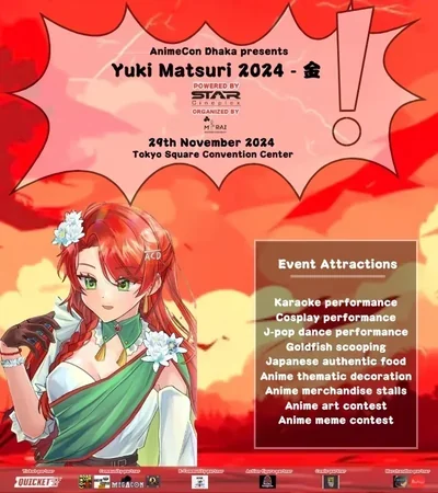 AnimeCon Dhaka presents Yuki Matsuri - 金 2024